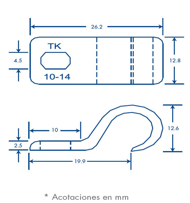 GRAPA PARA TORNILLO TK 10-14